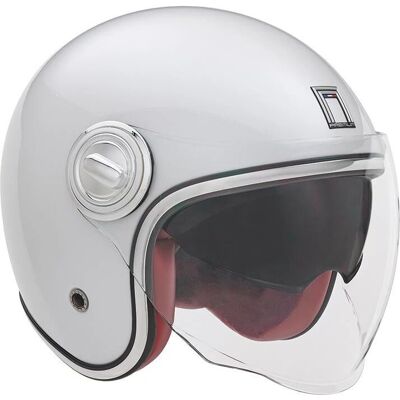 Casque moto Heritage Nox Premium Blanc - Casque de moto - Publicité Casque moto Heritage Nox Premium Blanc - Casque de moto - Publicité