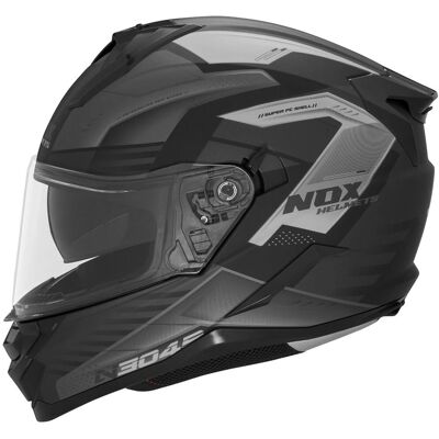 Nox N304S Carver Mattschwarz-Titan XS - Integralhelm Nox N304S Carver Mattschwarz-Titan XS - Integralhelm
