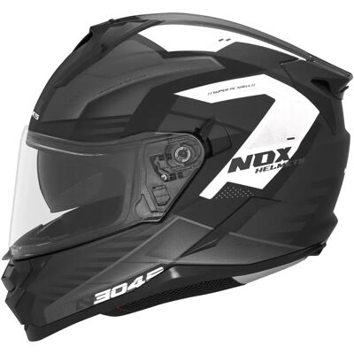 Nox N304S Carver Integralhelm - Motorrad - Schwarz-Weiß - S Nox N304S Carver Integralhelm - Motorrad - Schwarz-Weiß - S