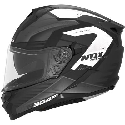 Nox N304S Carver Matt Schwarz-Weiß - Integralhelm Nox N304S Carver Matt Schwarz-Weiß - Integralhelm