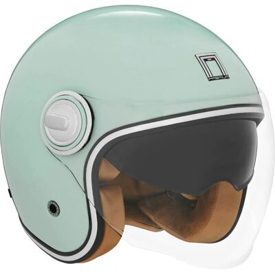 Nox Heritage Pastellgrün Vintage Motorradhelm - Motorradhelm Nox Heritage Pastellgrün Vintage Motorradhelm - Motorradhelm