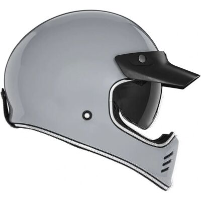 Casque intégral Nox Premium Seventy II Gris - ECE 22.06 - Publicité Casque intégral Nox Premium Seventy II Gris - ECE 22.06 - Publicité