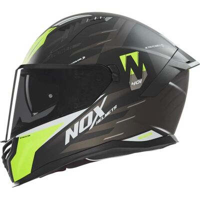 NOX - N401 Crower - Mattschwarz - Integralhelm NOX - N401 Crower - Mattschwarz - Integralhelm