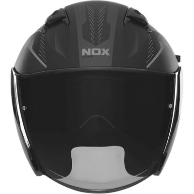 NOX N130 S Matt Schwarz-Silber Motorradhelm NOX N130 S Matt Schwarz-Silber Motorradhelm