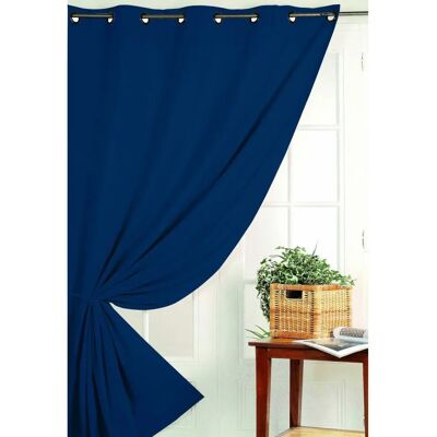 Tenda ignifuga in poliestere blu ultramarino HomeMaison - Tenda Tenda ignifuga in poliestere blu ultramarino HomeMaison - Tenda