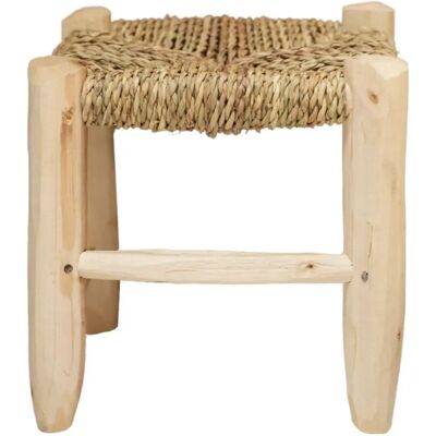 HOME MAISON Taburete de madera de laurel natural - Taburete HOME MAISON Taburete de madera de laurel natural - Taburete