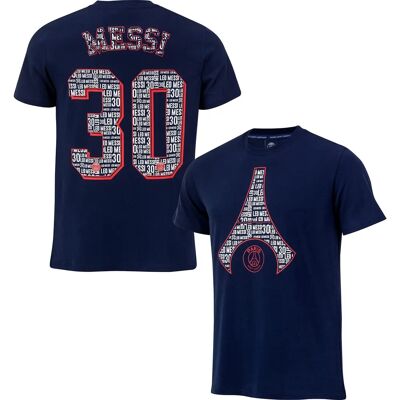 Paris Saint-Germain - PSG Messi Eiffel - Navy - T-shirt - Publicité Paris Saint-Germain - PSG Messi Eiffel - Navy - T-shirt - Publicité