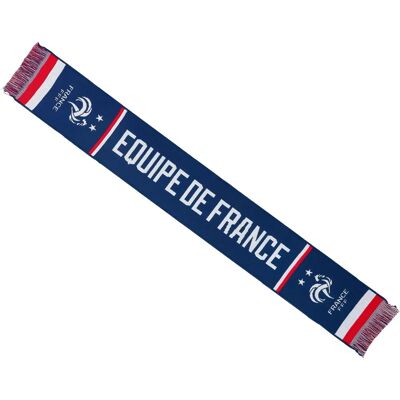 Écharpe Supporter de l'équipe de France - Bleu - Publicité Écharpe Supporter de l'équipe de France - Bleu - Publicité