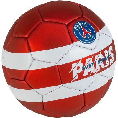 Foot PSG Métallique 2023/24 - Taille 5 - Rouge - Publicité Foot PSG Métallique 2023/24 - Taille 5 - Rouge - Publicité