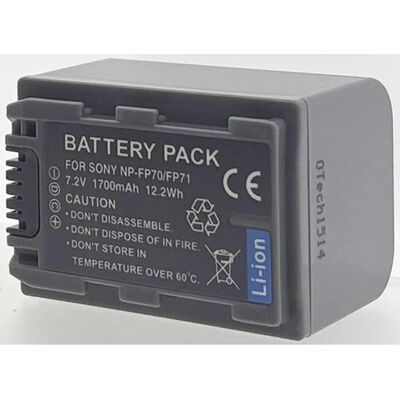 Batterie Sony NP-FP70 - Haute qualité Li-ion - 1300mAh Batterie Sony NP-FP70 - Haute qualité Li-ion - 1300mAh