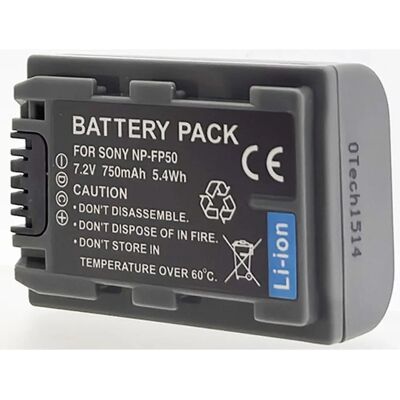Batterie OTech DCR-DVD92E - Li-ion 750mAh Gris Batterie OTech DCR-DVD92E - Li-ion 750mAh Gris