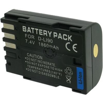 Batterie OTECH D-LI90 - Haute Qualité, 1600mAh - Batterie - Publicité Batterie OTECH D-LI90 - Haute Qualité, 1600mAh - Batterie - Publicité
