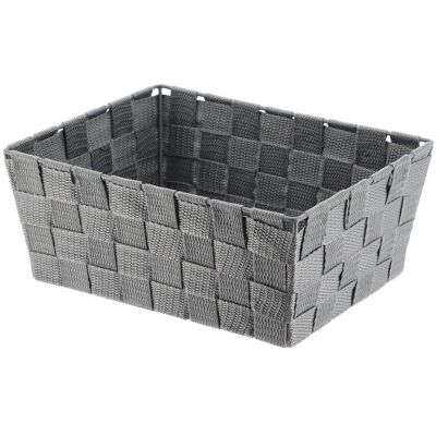 TENDANCE Vassoio in poliestere - 10,5x19,5x25cm - Grigio TENDANCE Vassoio in poliestere - 10,5x19,5x25cm - Grigio