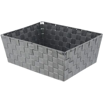 TENDANCE Polyester Toletta - 15x31,5x39 cm - Grau TENDANCE Polyester Toletta - 15x31,5x39 cm - Grau