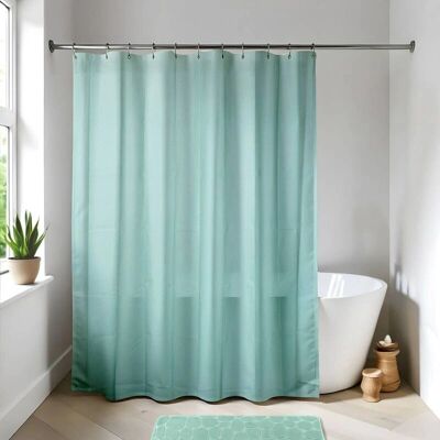 TENDANCE - Tenda da doccia peva 180x200cm verde mandorla - Shower Curtain TENDANCE - Tenda da doccia peva 180x200cm verde mandorla - Shower Curtain