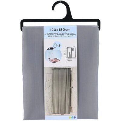 TENDANCE - 120x180 cm - Grigio - Tenda doccia TENDANCE - 120x180 cm - Grigio - Tenda doccia