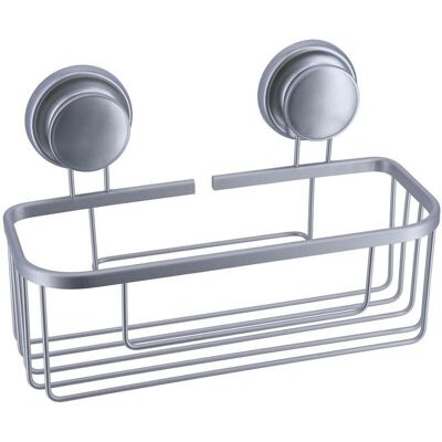 TENDANCE - Rechteckiger Aluminium-Badkorb - Chrom TENDANCE - Rechteckiger Aluminium-Badkorb - Chrom