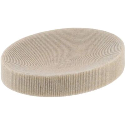 Portasapone Ovale Beige in Poliresina - TENDANCE Portasapone Ovale Beige in Poliresina - TENDANCE