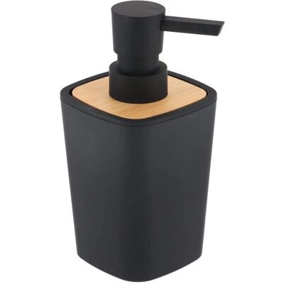 TENDANCE Schwarze Gummi Bambus Seifenspender - Seifenspender TENDANCE Schwarze Gummi Bambus Seifenspender - Seifenspender