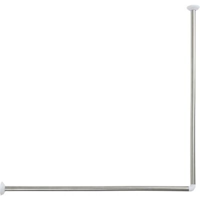 TENDANCE Edelstahl Eckduschringle - 90x90 cm - Chrom - Duschstange TENDANCE Edelstahl Eckduschringle - 90x90 cm - Chrom - Duschstange