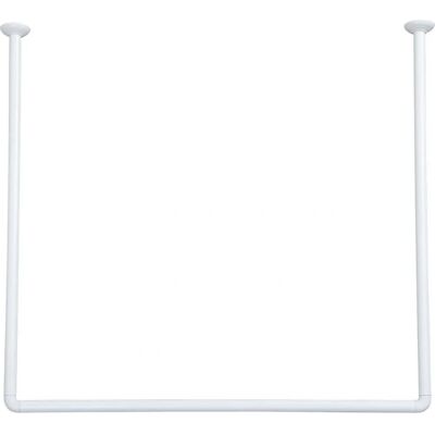 TENDANCE Tenda doccia a forma di U in alluminio - 80x80x80 cm TENDANCE Tenda doccia a forma di U in alluminio - 80x80x80 cm