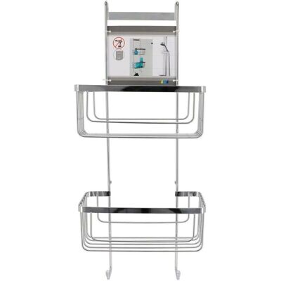 Tendance Cestino Doccia in Acciaio Inox - 2 Cestini & 2 Ganci Tendance Cestino Doccia in Acciaio Inox - 2 Cestini & 2 Ganci