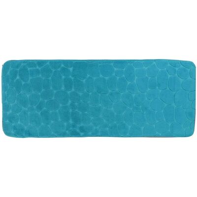 TENDANCE Blau Pebble Mikrofaser Memory-Schaum Teppich - 45x120 cm TENDANCE Blau Pebble Mikrofaser Memory-Schaum Teppich - 45x120 cm