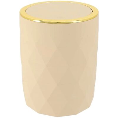 Cestino beige 6L Tendance - Coperchio a bascula Cestino beige 6L Tendance - Coperchio a bascula