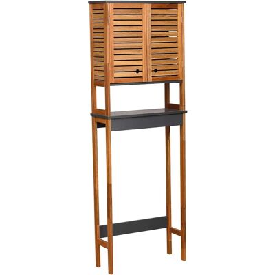 Armoire de salle de bain Tendance - Acacia Gris Gain de place - Publicité Armoire de salle de bain Tendance - Acacia Gris Gain de place - Publicité