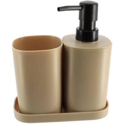 TENDANCE - Vaso PP Dispensador Jabonera Beige TENDANCE - Vaso PP Dispensador Jabonera Beige