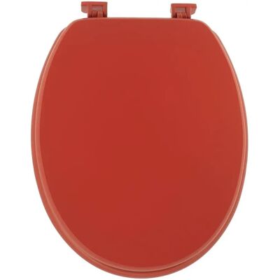 TENDANCE Sedile per wc MDF 18 pollici Terracotta - Sedile WC TENDANCE Sedile per wc MDF 18 pollici Terracotta - Sedile WC
