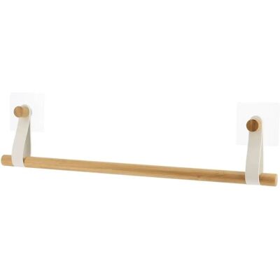 TENDANCE Portasciugamani in Bambù - Bambù, Bianco - Accessori Bagno TENDANCE Portasciugamani in Bambù - Bambù, Bianco - Accessori Bagno