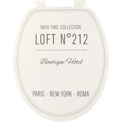 TENDANCE Toilettensitz - MDF 18 Zoll - Bedruckter Deckel & Kunststoffscharniere TENDANCE Toilettensitz - MDF 18 Zoll - Bedruckter Deckel & Kunststoffscharniere