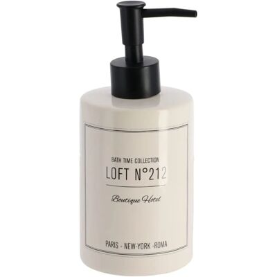 TENDANCE Spender - 320ml - Rund Dolomit - Neo Retro - Weiß TENDANCE Spender - 320ml - Rund Dolomit - Neo Retro - Weiß
