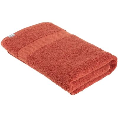 TENDANCE - Asciugamano in cotone 70x130cm - Terracotta - Asciugamano TENDANCE - Asciugamano in cotone 70x130cm - Terracotta - Asciugamano