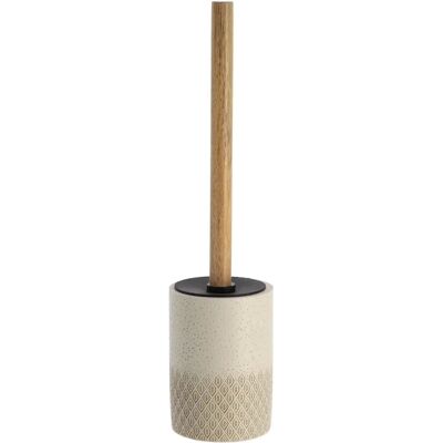 TENDANCE Beigene Resin- und Holz-WC-Bürste - Tiefenreinigung TENDANCE Beigene Resin- und Holz-WC-Bürste - Tiefenreinigung