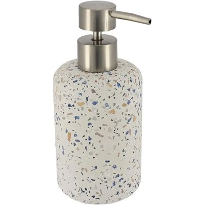 TENDANCE Dispenser di sapone in cemento - Terrazzo - 220ml TENDANCE Dispenser di sapone in cemento - Terrazzo - 220ml