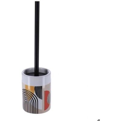 Szczotka WC TENDANCE z podpórką ceramiczną - Nowoczesny design - 9,5x39cm Szczotka WC TENDANCE z podpórką ceramiczną - Nowoczesny design - 9,5x39cm