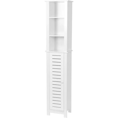 Meuble Salle de Bain Tendance Blanc 173cm avec Étagères & Niche - Publicité Meuble Salle de Bain Tendance Blanc 173cm avec Étagères & Niche - Publicité