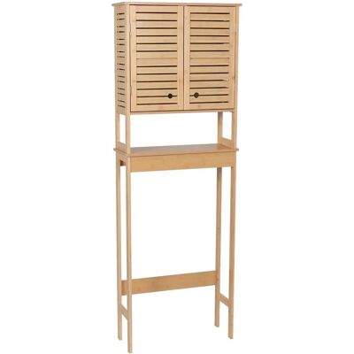 TENDANCE Armoire de salle de bain - 2 portes, bambou, MDF - Publicité TENDANCE Armoire de salle de bain - 2 portes, bambou, MDF - Publicité
