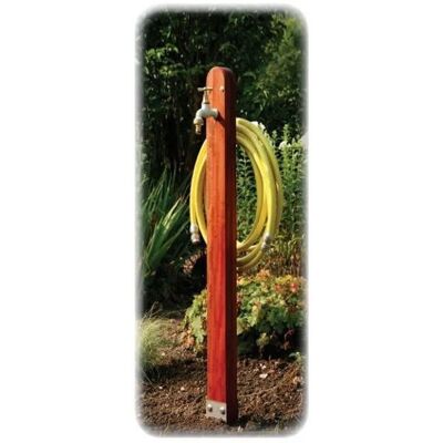 Bollardo da Giardino Boutté - Legno, Tono Pietra, Distributore di Irrigazione Bollardo da Giardino Boutté - Legno, Tono Pietra, Distributore di Irrigazione
