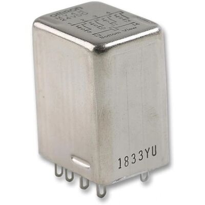 Omron MYH1014M Relay - 4RT Contact, 24V DC, Compact Omron MYH1014M Relay - 4RT Contact, 24V DC, Compact
