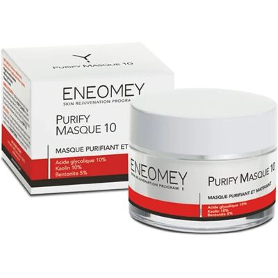 Eneomey Purify Masque 10 - Masque purifiant et matifiant pour le visage - Publicité Eneomey Purify Masque 10 - Masque purifiant et matifiant pour le visage - Publicité