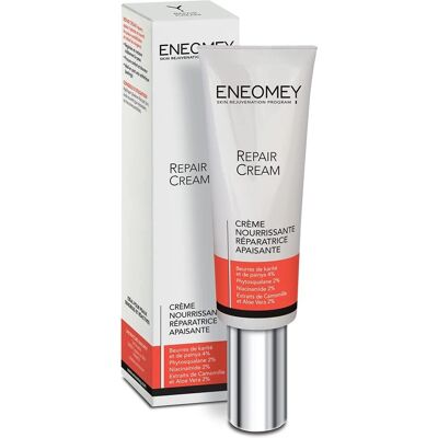 Crème réparatrice Eneomey - Nourrissante et Apaisante - Peau Sensible - Publicité Crème réparatrice Eneomey - Nourrissante et Apaisante - Peau Sensible - Publicité