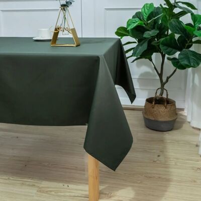 Mantel rectangular repelente al agua de poliéster - HOME MAISON Mantel rectangular repelente al agua de poliéster - HOME MAISON