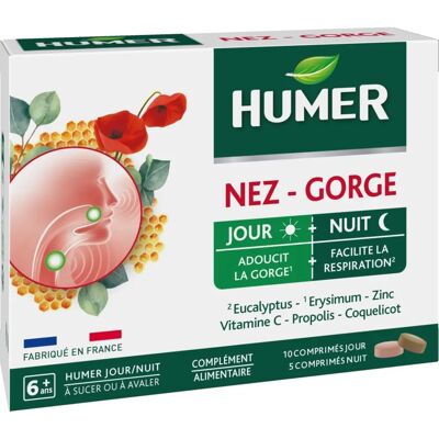Humer Nasen/Hals 10 Tabletten - Erkältungssymptome Humer Nasen/Hals 10 Tabletten - Erkältungssymptome
