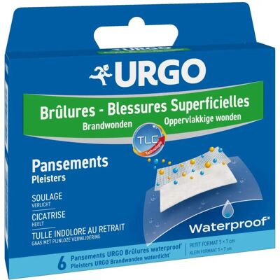 Pansements Urgo Secours - Pack de 6 Imperméables 5x7 cm - Publicité Pansements Urgo Secours - Pack de 6 Imperméables 5x7 cm - Publicité