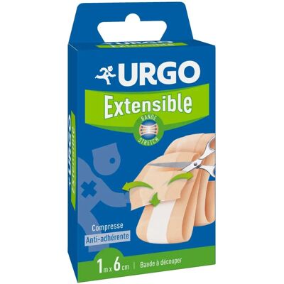 Urgo Bande Extensible - 6cm, Con Gaze Anti-Adhésive, Médical Urgo Bande Extensible - 6cm, Con Gaze Anti-Adhésive, Médical
