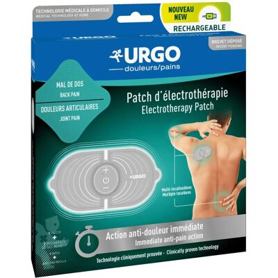 Dobíjecí elektroterapeutický náplast Urgo - Úleva od bolesti svalů a kloubů Dobíjecí elektroterapeutický náplast Urgo - Úleva od bolesti svalů a kloubů