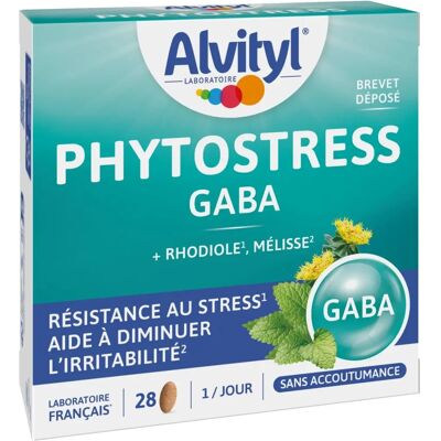 Alvityl GABA Rhodiole Melissa 28 Comprimés - Complément contre le stress - Publicité Alvityl GABA Rhodiole Melissa 28 Comprimés - Complément contre le stress - Publicité